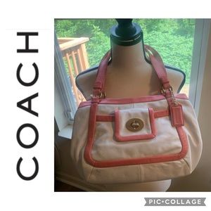 Coach Cricket Leather Satchel, NWT